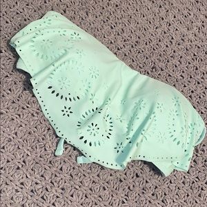 Mint bathing suit top